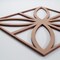 Ekena Millwork Medium Swansea Decorative Fretwork Wood Wall Panels, Wood (Paint Grade), 15 3/8"W x 15 3/8"H x 3/8"T WALW16X16X0375SWNMF - alternate 2